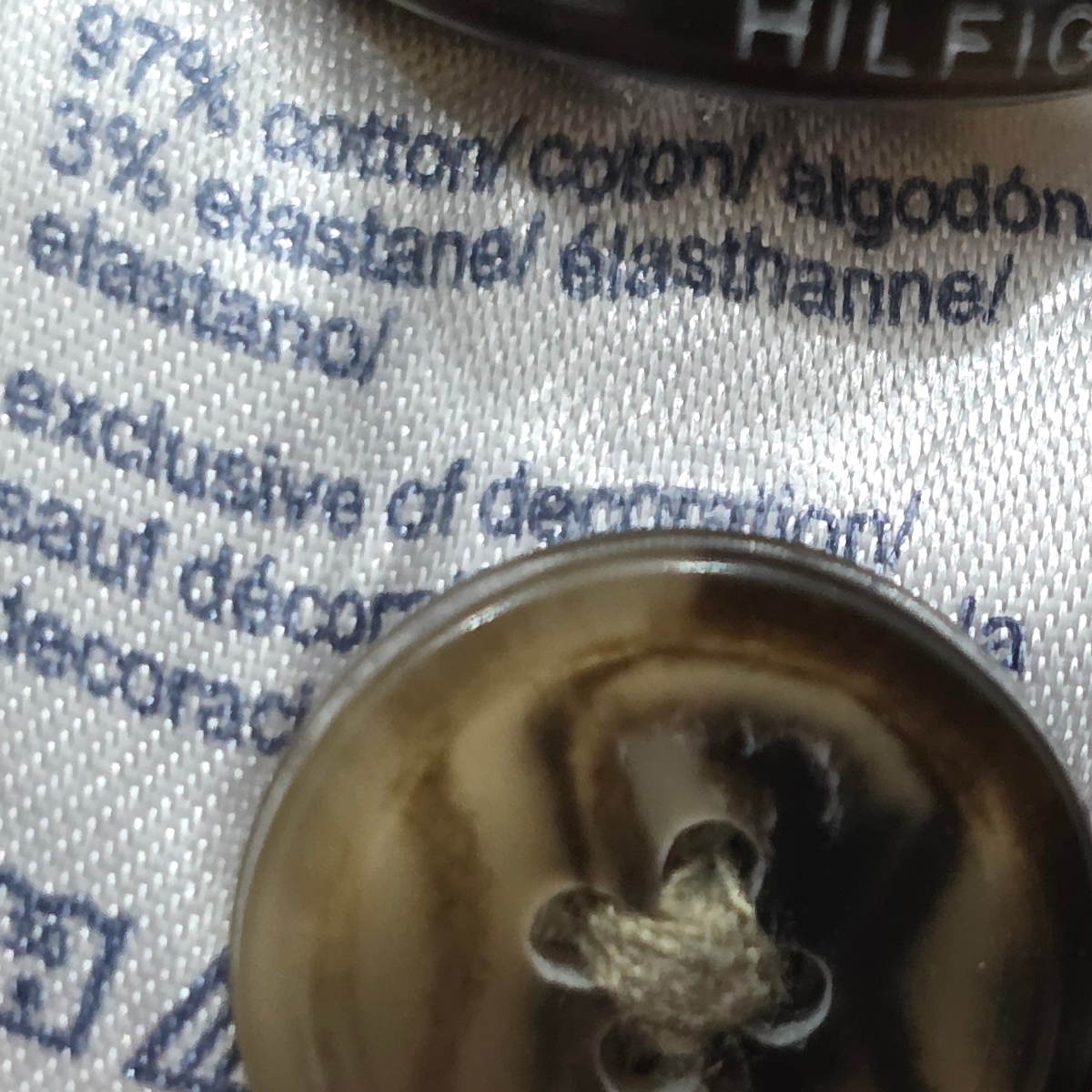 Pantalon Tommy Hilfiger 32x30 Slimfit Cafe