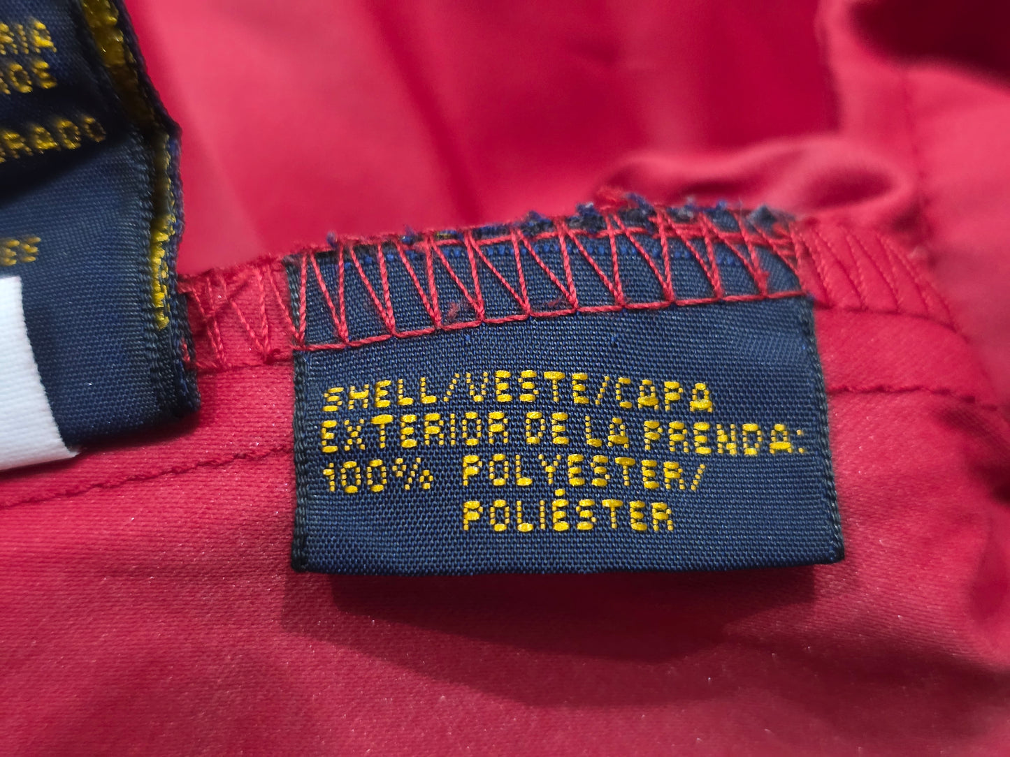 Chamarra Ligera Tommy Hilfiger Golf Mediana M Rojo