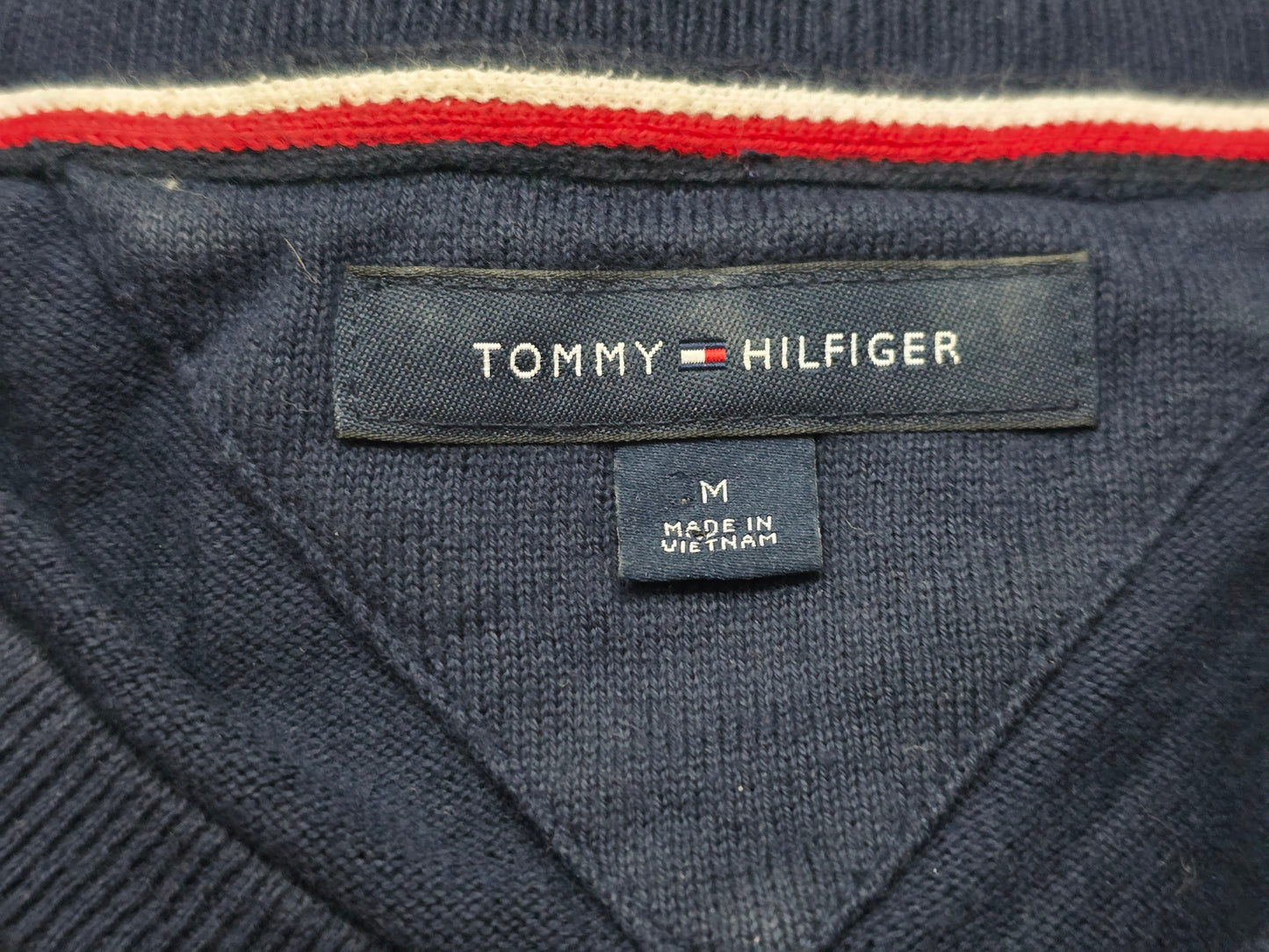 Sueter Tommy Hilfiger Mediana M Azul Figuras