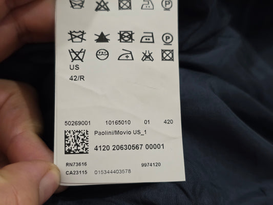 Saco Hugo Boss 42 R Azul Azul 42r