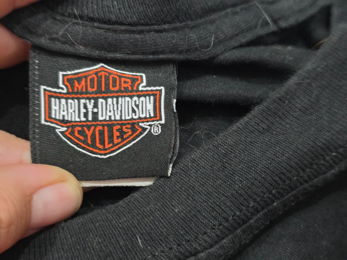 Playera Harley Davidson Minuteman Xgrande Xl Negro