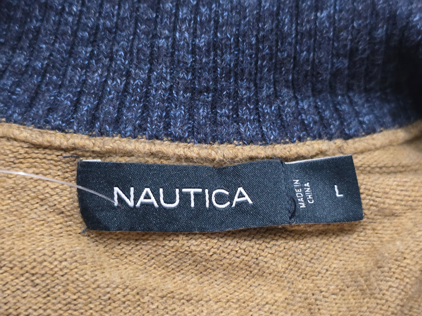 Sueter Medio Cierre Nautica Grande L Cafe