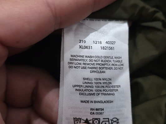 Chamarra Con Forro Interno Columbia Grande L Verde