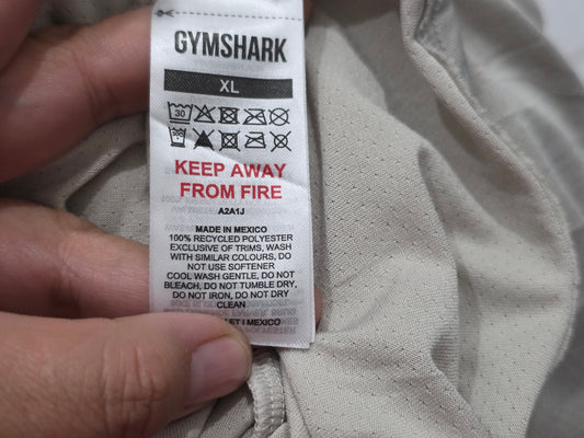 Playera Gymshark Xgrande Xl Cafe Claro