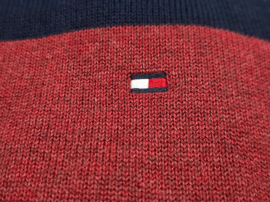 Sueter Tommy Hilfiiger Xgrande Xl Azul Con Rojo