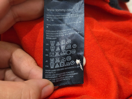 Playera Polo Custom Fit Tommy Hilfiger Xgrande Xl Rojo