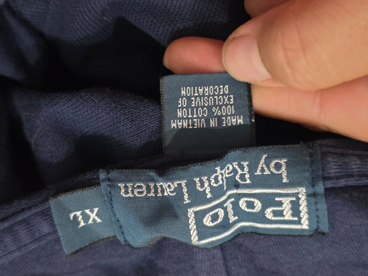 Playera Con Gorro Ralph Lauren Xgrande Xl Azul Pony Amarillo