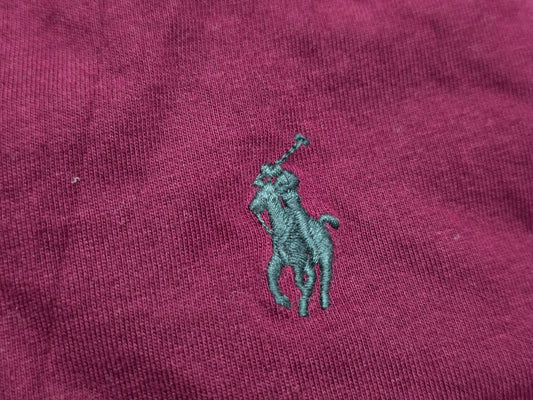Playera Manga Larga Ralph Lauren Xgrande Xl Vino