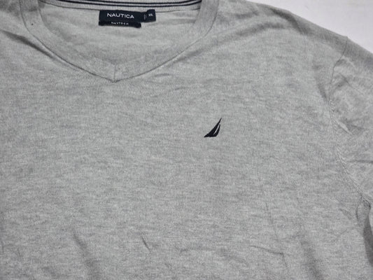 Sueter Nautica 2xl Gris Cuello V