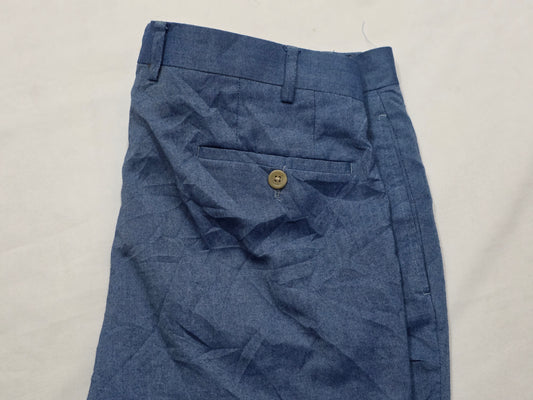 Pantalon Vestir Ralph Lauren 36x32 Azul Claro