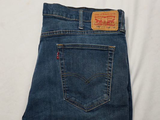 Pantalon Recto Levis 541 40x30 Azul