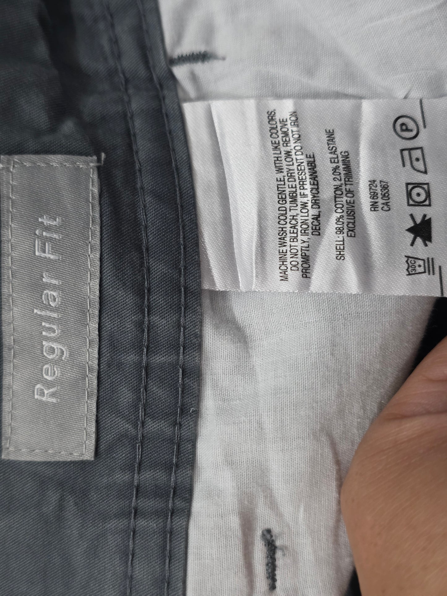 Pantalon Recto Columbia 42x30 Gris