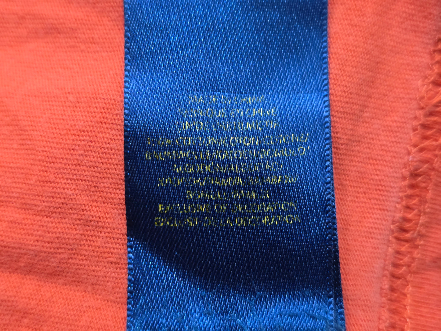 Playera Manga Larga Ralph Laurenadolescent Xl 18-20 Naranja