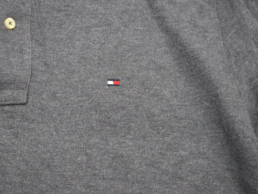 Playera Polo Classic Fit Tommy Hilfiger Mediana M Gris