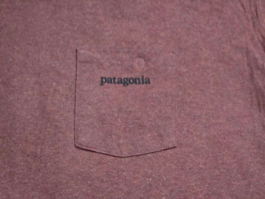 Playera Patagonia Grande L Naranja Oscuro