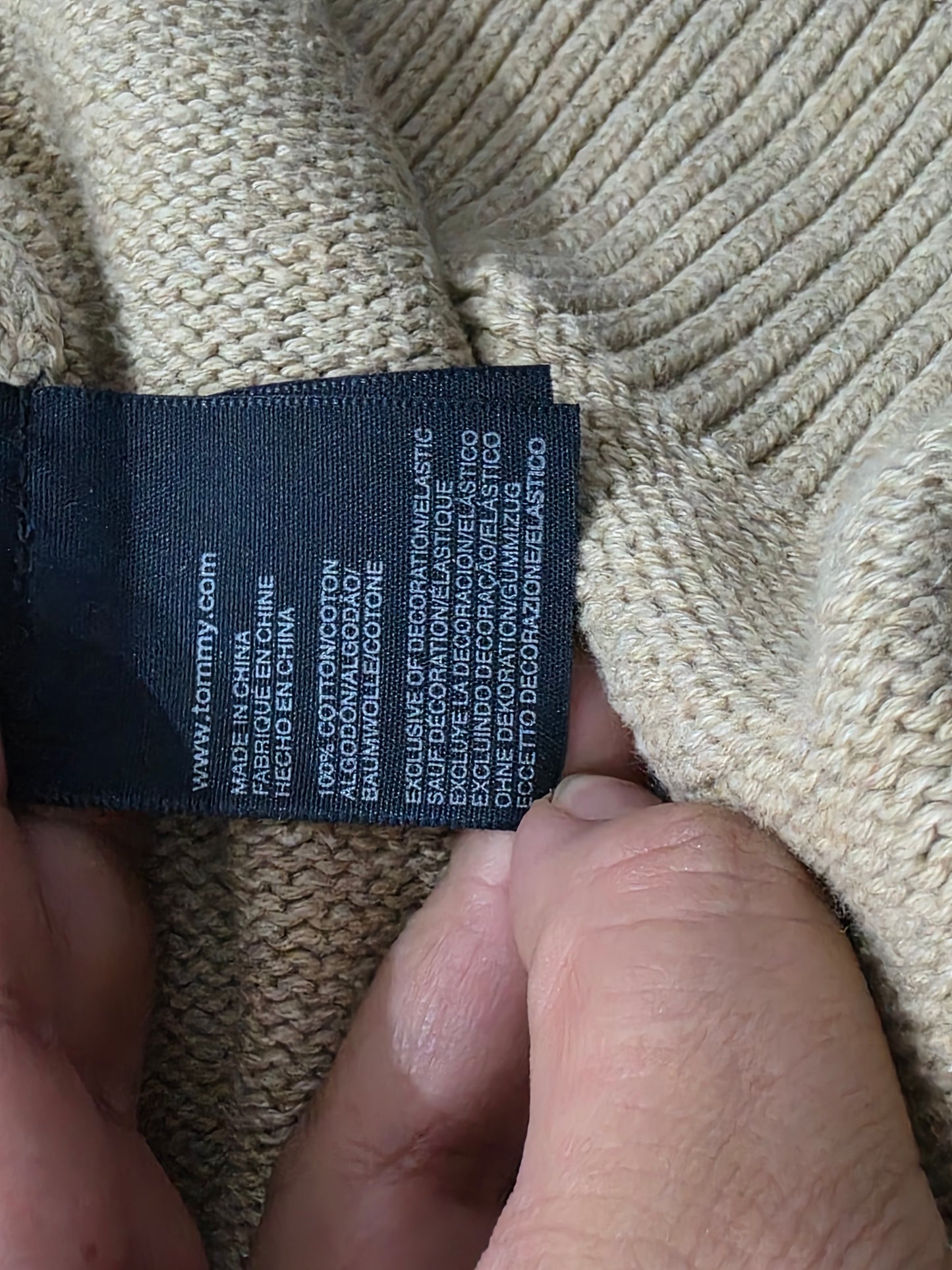 Sueter Tommy Hilfiger Grande L Cafe