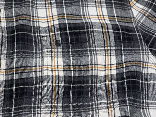 Camisa Relaxed Fit Carhartt 2xl Cuadro Gris Y Negro