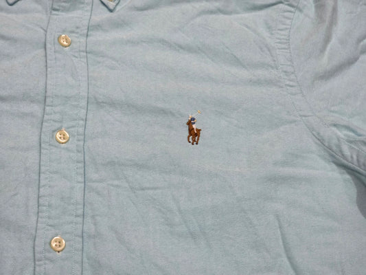 Camisa Ralph Lauren Mediana M Classic Fit Azul Claro