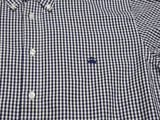 Camisa Brooks Brothers Grande L Regent Cuadro Azul
