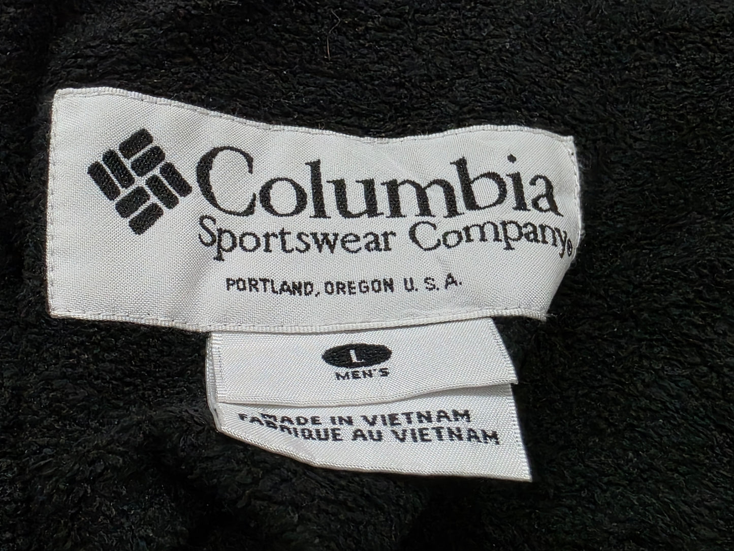 Chamarra Columbia Grande L Negro Resistente Agua