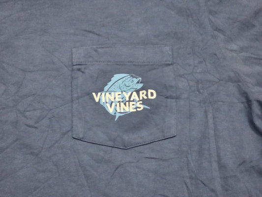 Playera Manga Larga Vineyard Vines Grande L Azul