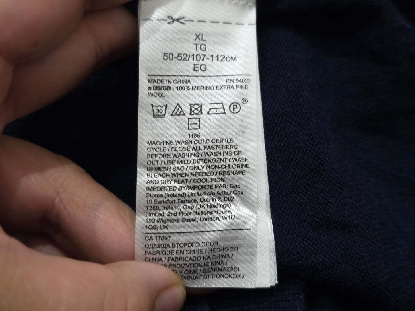 Sueter Banana Republic Xgrande Xl Azul