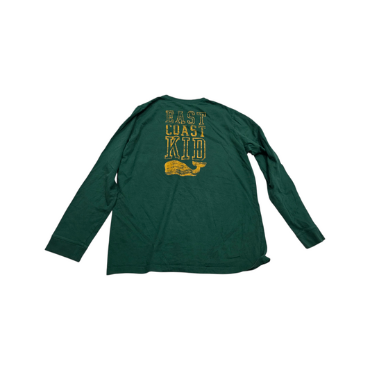 Playera Manga Larga Vineyard Vines Adolescente Xl 18 Verde