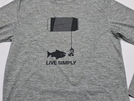 Playera Manga Larga Patagonia Chico S Gris