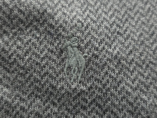 Sueter Ralph Lauren Grande L Algodon Pima Gris Pony Gris