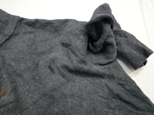 Sueter Ralph Lauren Xgrande Xl Gris Pony Gris