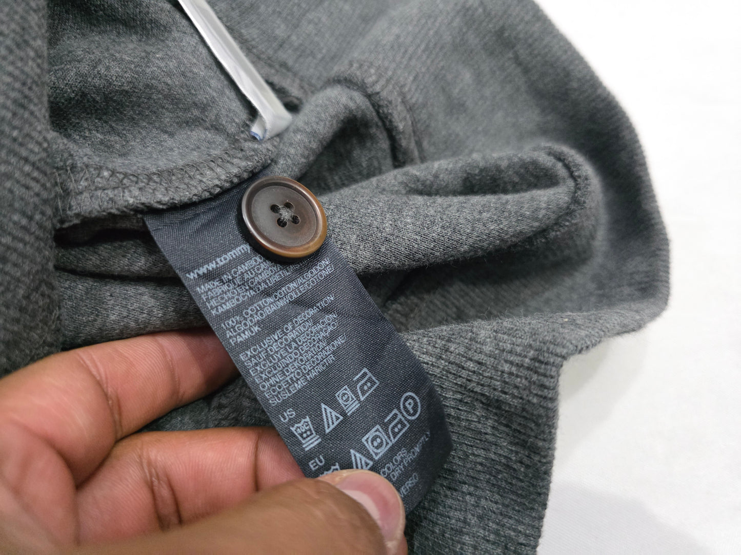 Sueter Tommy Hilfiger Mediano M Gris