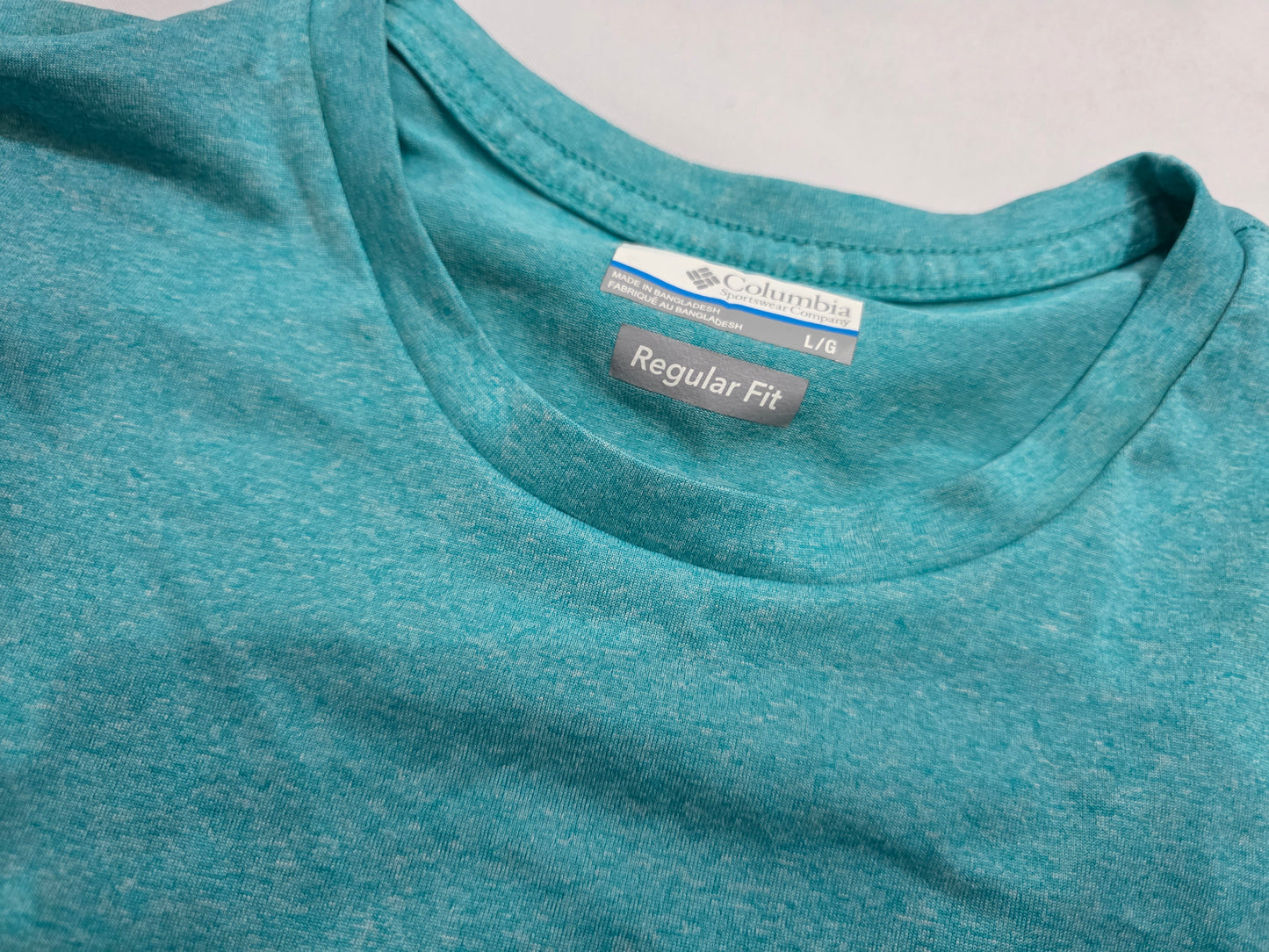 Playera Columbia Grande L Turquesa