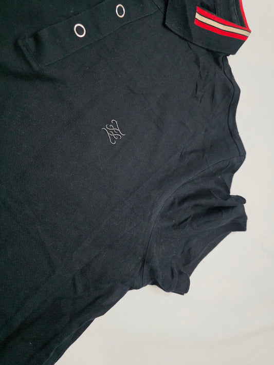 Playera Polo Fendi Xgrande Xl Slimfit Negro