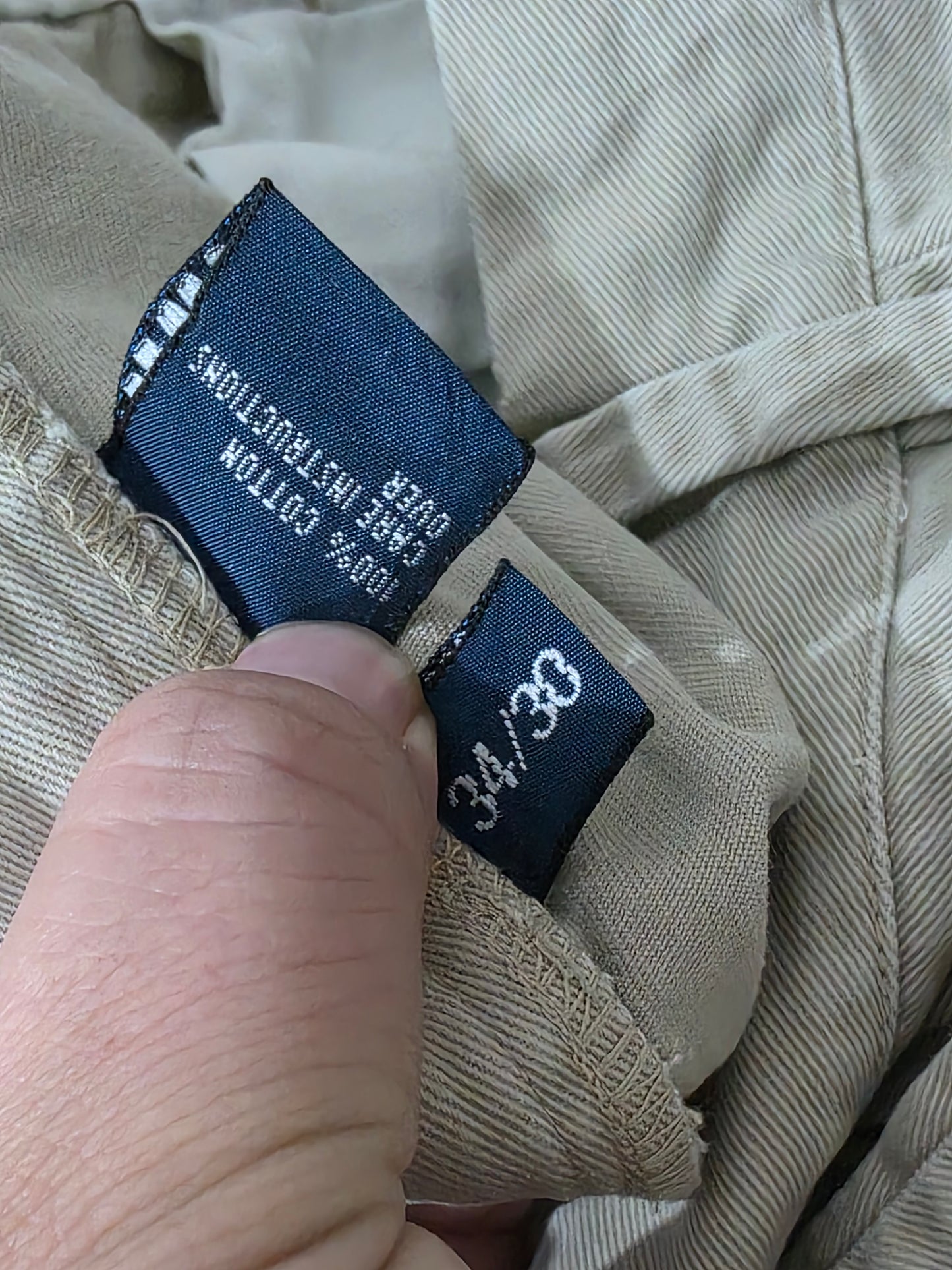 Pantalon Ralph Lauren 34x30 Recto Cafe Casual