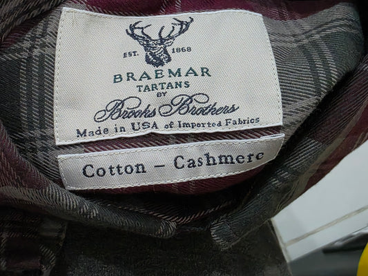 Camisa Brooks Brothers Braemar Chico S Azul Vino