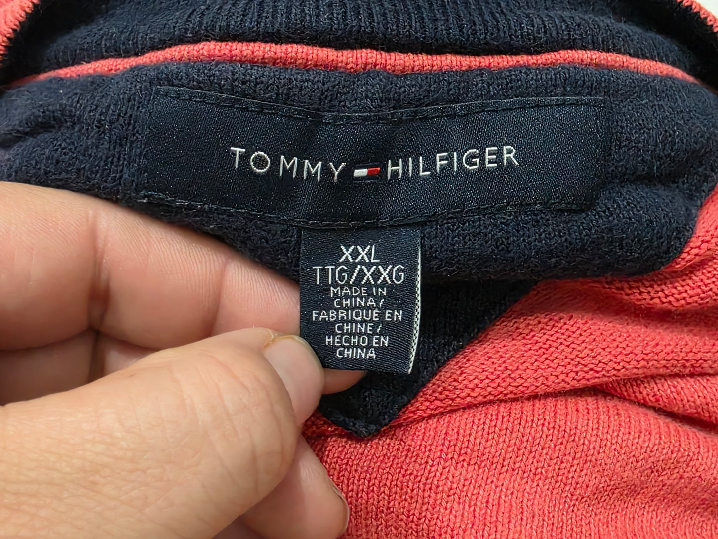 Sueter Tommy Hilfiger Xxl Coral