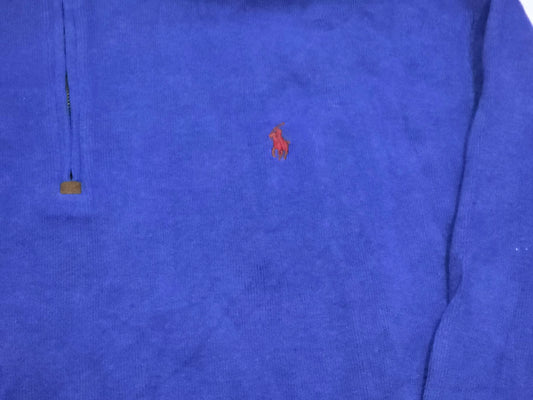 Sueter Ralph Lauren 2xl Alto Azul Pony Rojo