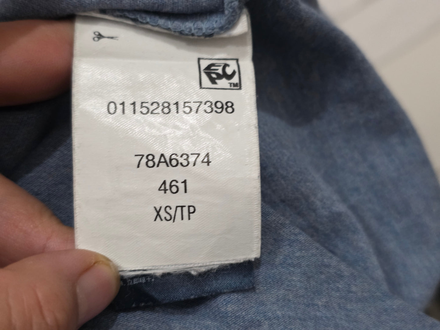 Playera Polo Tommy Hilfiger Xchico Xs Azul Slimfit