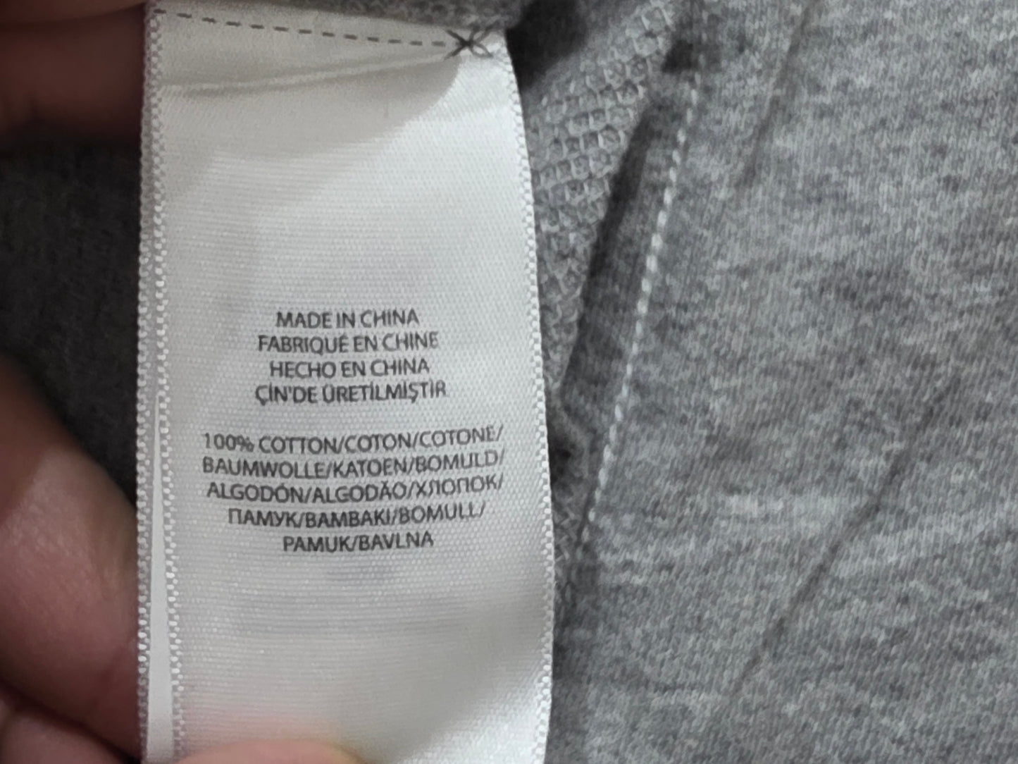 Camisa Ralph Lauren Grande L Gris Algodon