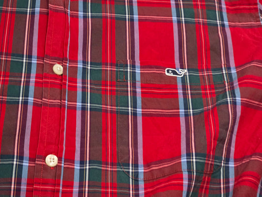 Camisa Vineyard Vines Xgrande Xl Classic Fit Rojo Cuadro