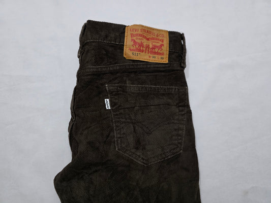 Pantalon Levis 511 30x30 Slimfit Cafe