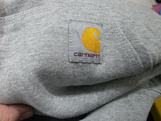 Sudadera Carhartt Chico S Loose Fit Gris Claro Con Gorro