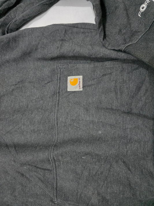 Sudadera Carhartt Chico S Relaxed Fit Gris Oscuro