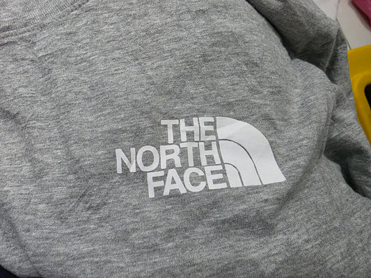 Playera Manga Larga The North Face Chico S Gris