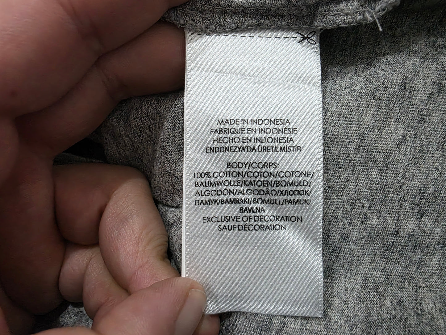 Playera Manga Larga Ralph Lauren Mediana Custom Fit Gris