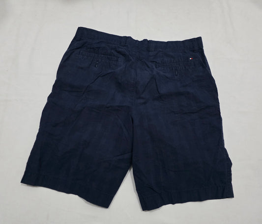 Bermuda Tommy Hilfiger Talla 34 Azul Arrugado