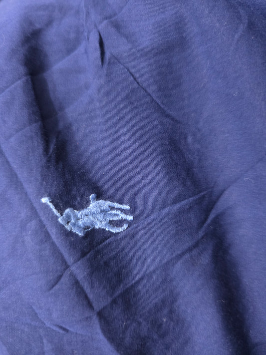 Camisa Ralph Lauren 2xl Azul Marino Pony Azul Claro