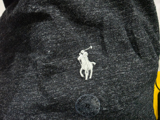 Playera Ralph Lauren Xgrande Classic Fit Gris Oscuro