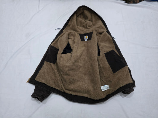 Chamarra Carhartt Mediana M Cafe Deslavado Aborregada