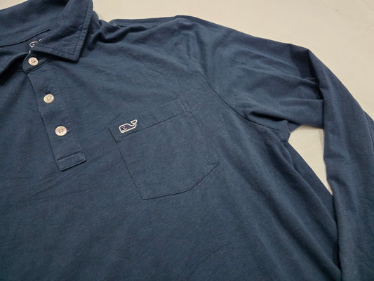 Playera Manga Larga Polo Vineyard Vines Chico S Azul Marino